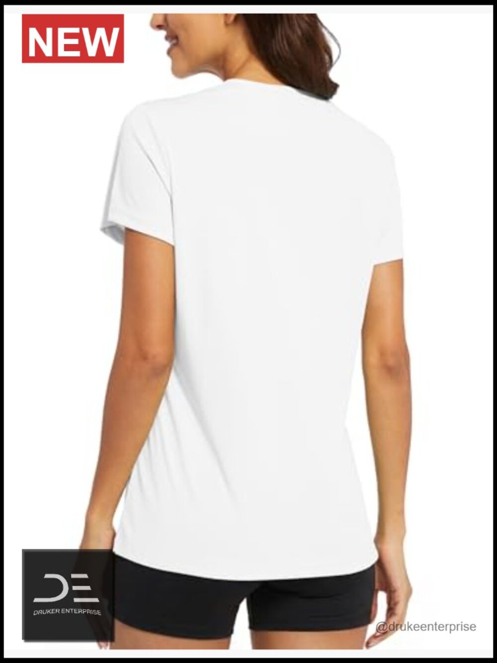 UPF 50+ Quick Dry Short Sleeve Athletic Rash Guard T-Shirt - Picture 6 of 7
